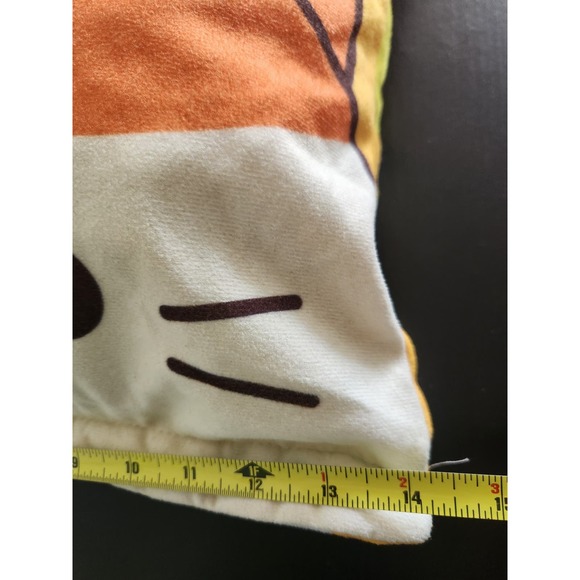 Pudding Cat Kawaii Pillow W/ Zipper and Clear Pouch - Picture 7 of 8